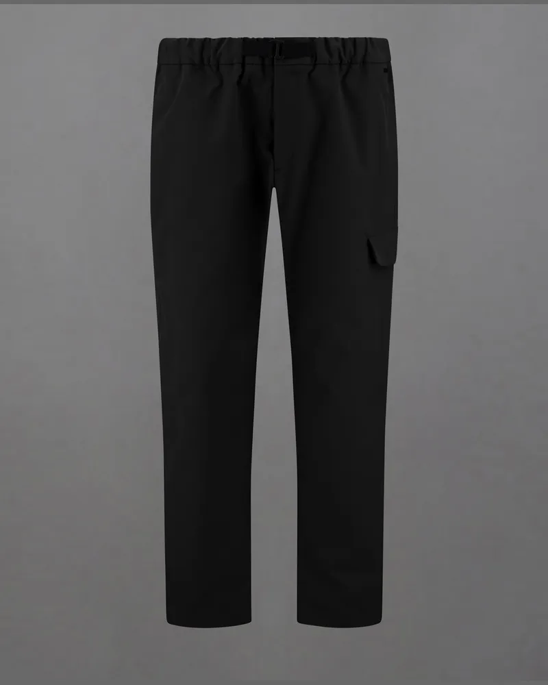 Herno Hose Laminar Aus Soft Twill Schwarz Super Rabatt