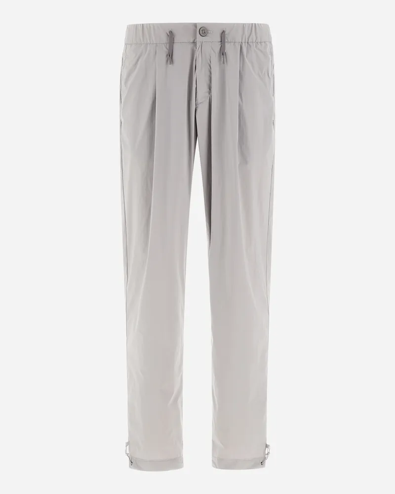 Herno Hose Resort Aus Light Nylon Stretch Hellgrau Begrenztes Angebot