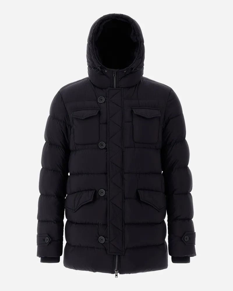 Herno L'Eskimo Schwarz Heißer Verkauf