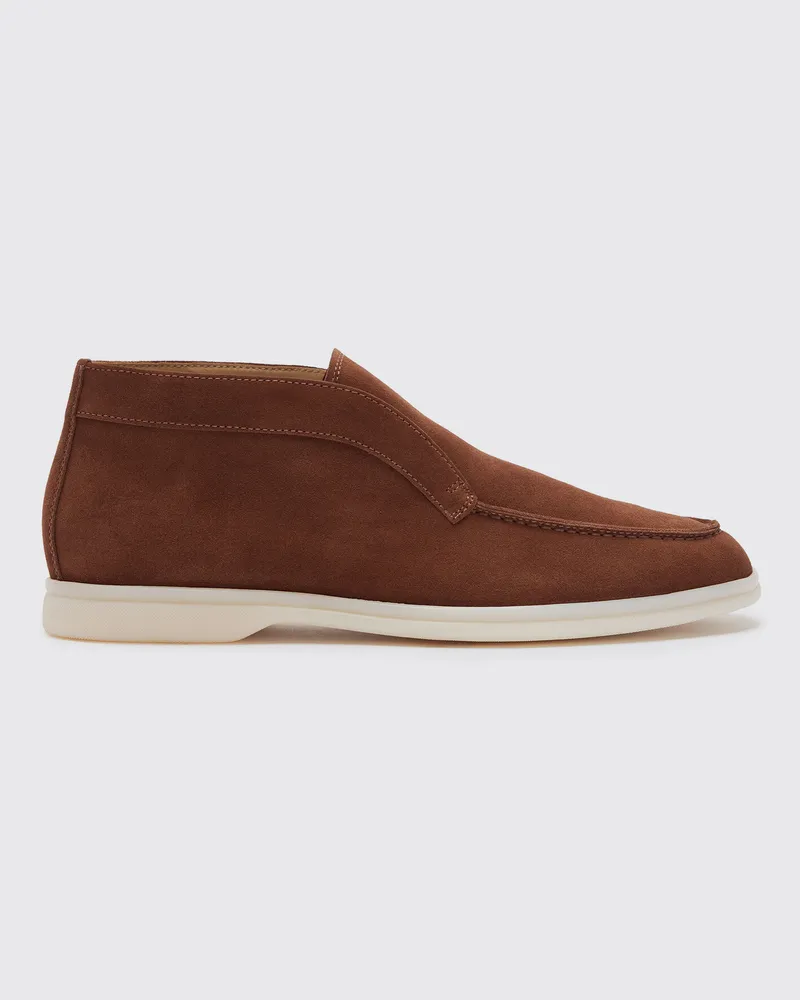 Scarosso Leonardo Hellbraun Veloursleder Black Friday Preise