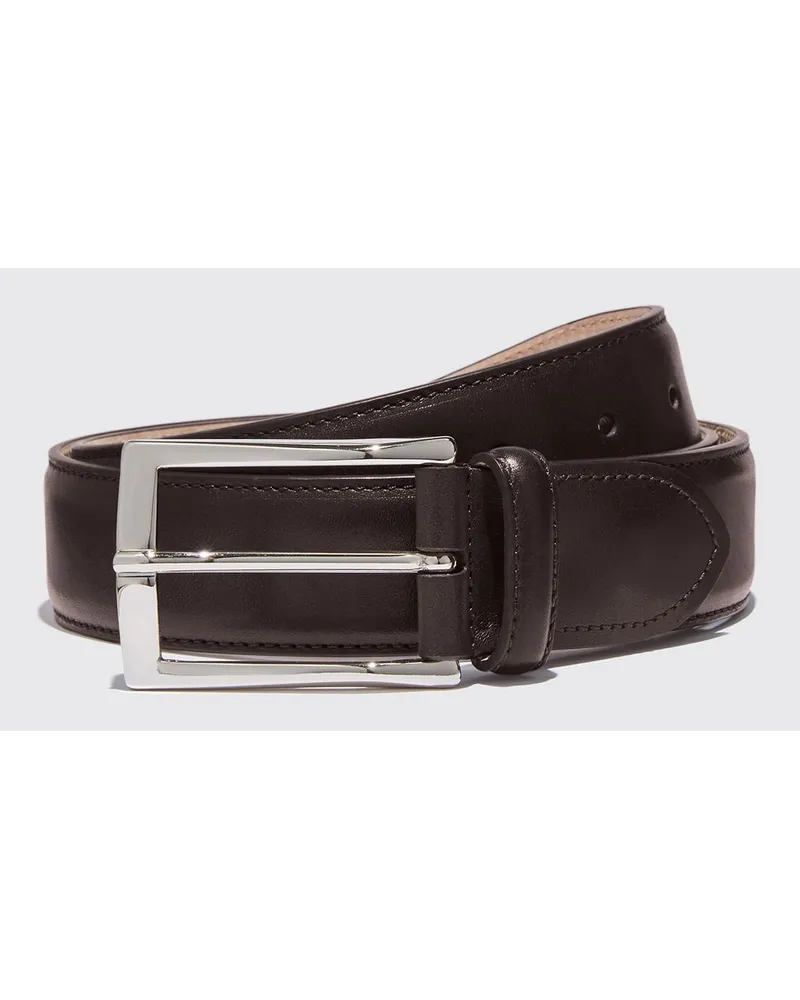 Scarosso Cintura Marrone Scuro Classica Dunkelbraun Tägliche Deals