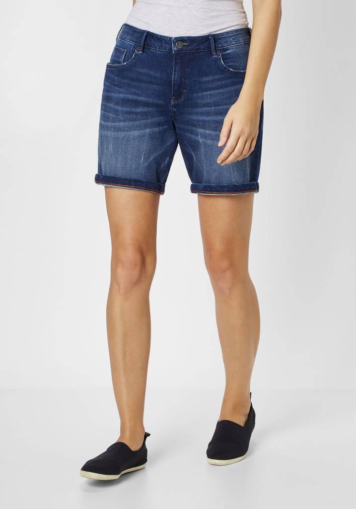 Paddocks SASCHA Bermuda weite Passform - dark blue stone wash Vatertagsangebot