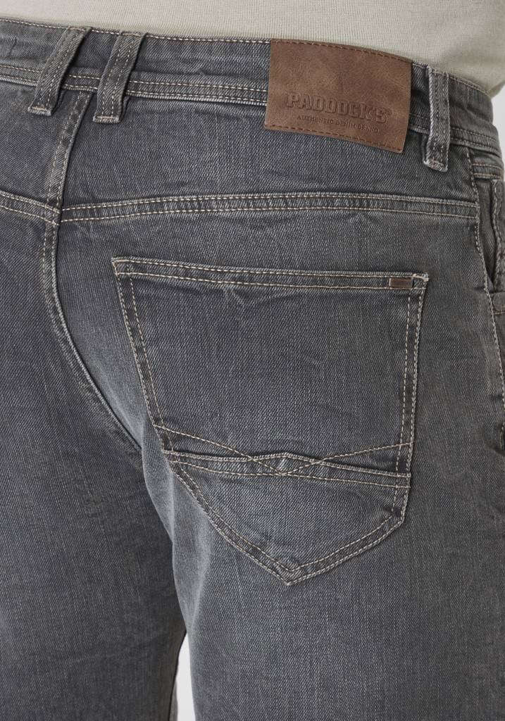 Paddocks BEN MOTION&COMFORT bequeme Passform - grey coated od brown used moustache Lagerräumung