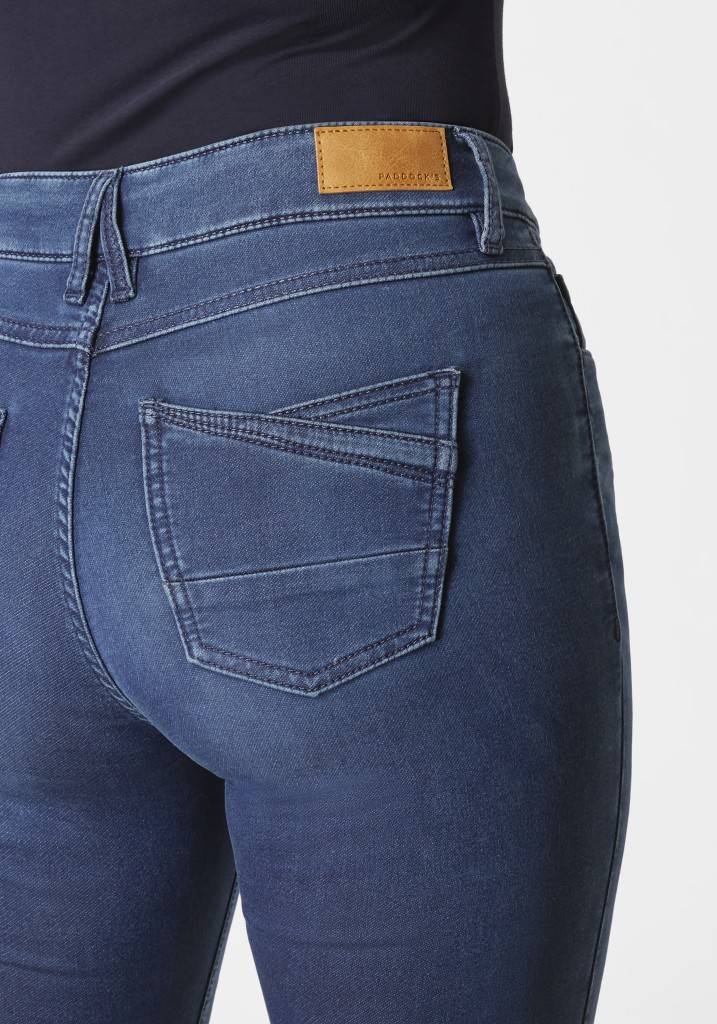 Paddocks LUCY Superior JOGG Denim Skinny fit - medium blue used moustache Neueste Mode