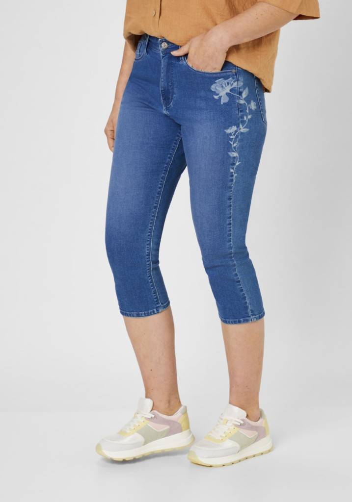 Paddocks PIA LIGHT DENIM schmale Passform - mid blue with using and Laser Räumungsverkauf