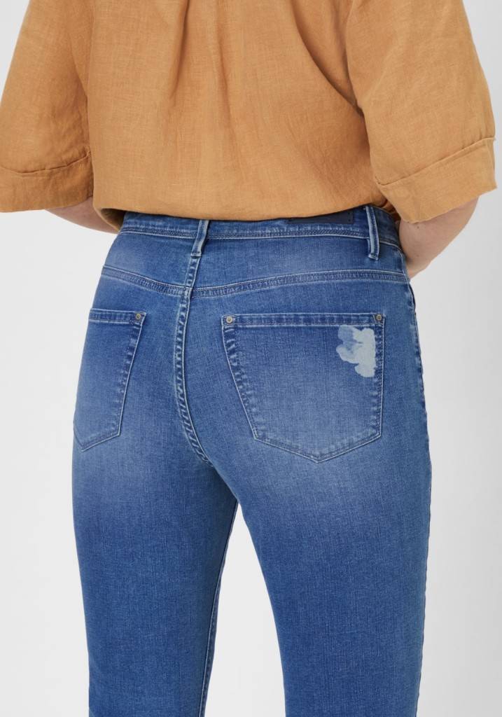 Paddocks PIA LIGHT DENIM schmale Passform - mid blue with using and Laser Räumungsverkauf
