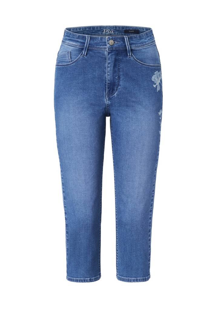 Paddocks PIA LIGHT DENIM schmale Passform - mid blue with using and Laser Räumungsverkauf