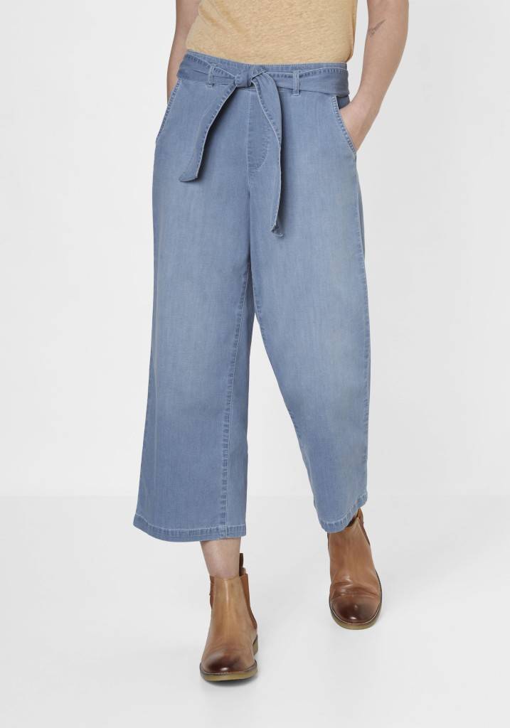 Paddocks Culotte LIGHT DENIM weite Passform - blue bleached used Tägliche Deals