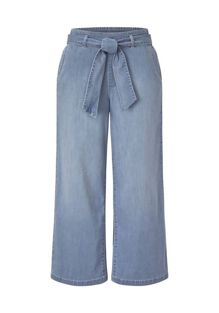 Paddocks Culotte LIGHT DENIM weite Passform - blue bleached used Tägliche Deals