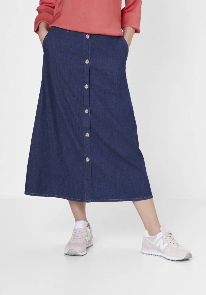 Paddocks Denim Skirt Light Denim normale Passform - dark stone Sonderangebote