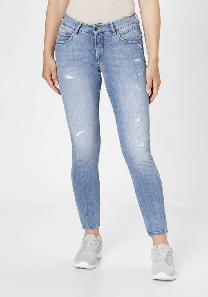 Paddocks LUCY Skinny fit - vintage blue with handwork and 3D pleats Begrenzte Freigabe