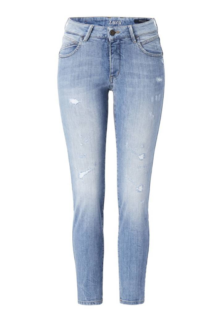 Paddocks LUCY Skinny fit - vintage blue with handwork and 3D pleats Begrenzte Freigabe
