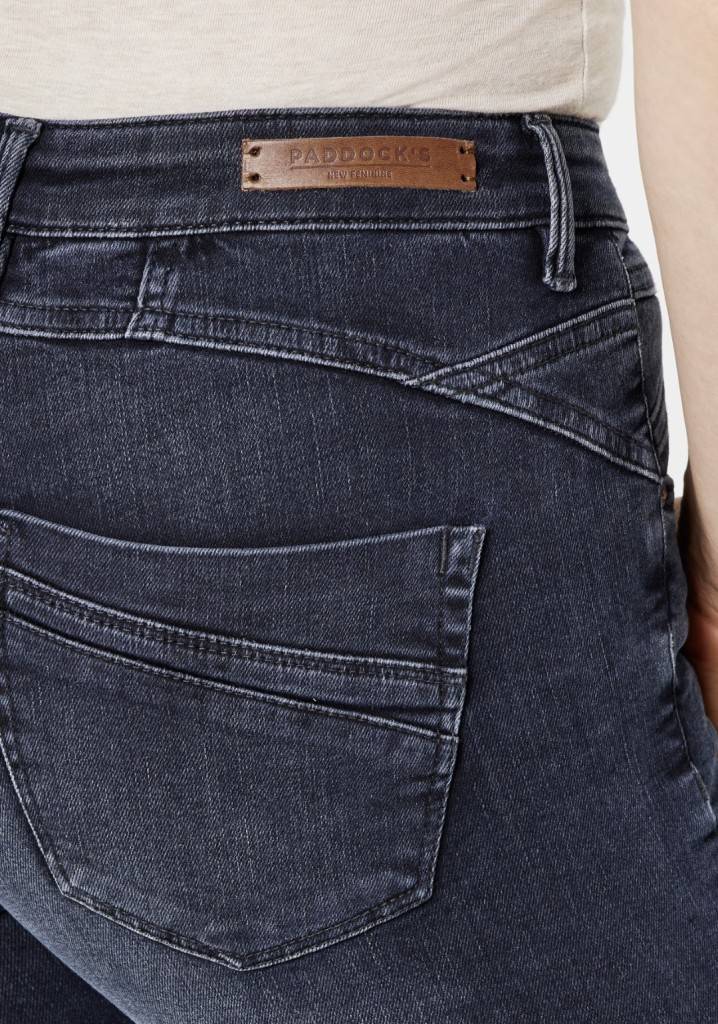 Paddocks LUCY Skinny fit - blue black with handwork and 3D pleats Letzte 3 Tage