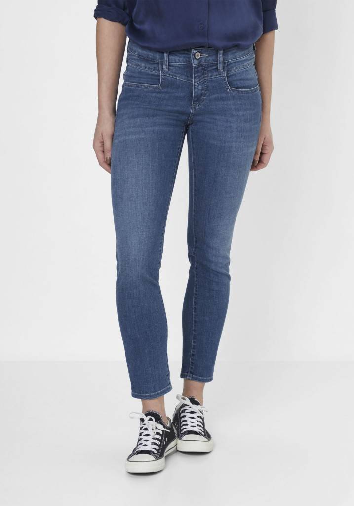 Paddocks LUCY MOTION&COMFORT Skinny fit - mid. blue used moustache Neueste Stile