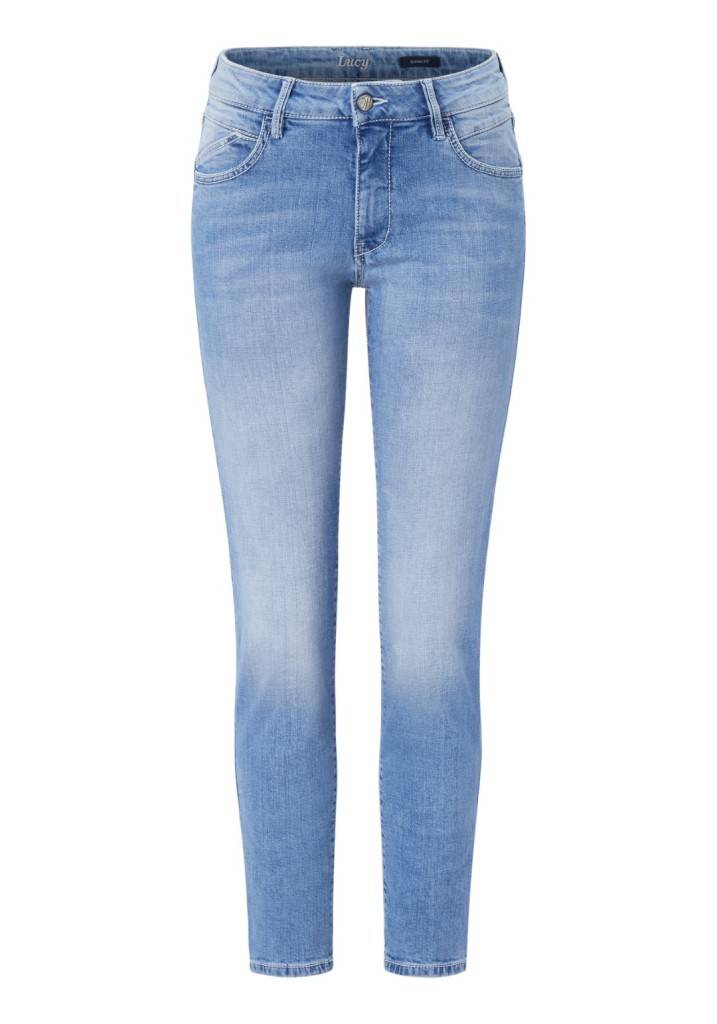 Paddocks LUCY Saddle Stitch MOTION&COMFORT Skinny fit - bleached blue with heavy handwork Letzter Tag