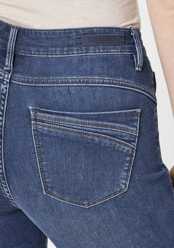 Paddocks PAT JOGG DENIM schmale Passform - blue dark stone with handwork Kostenloser Versand international
