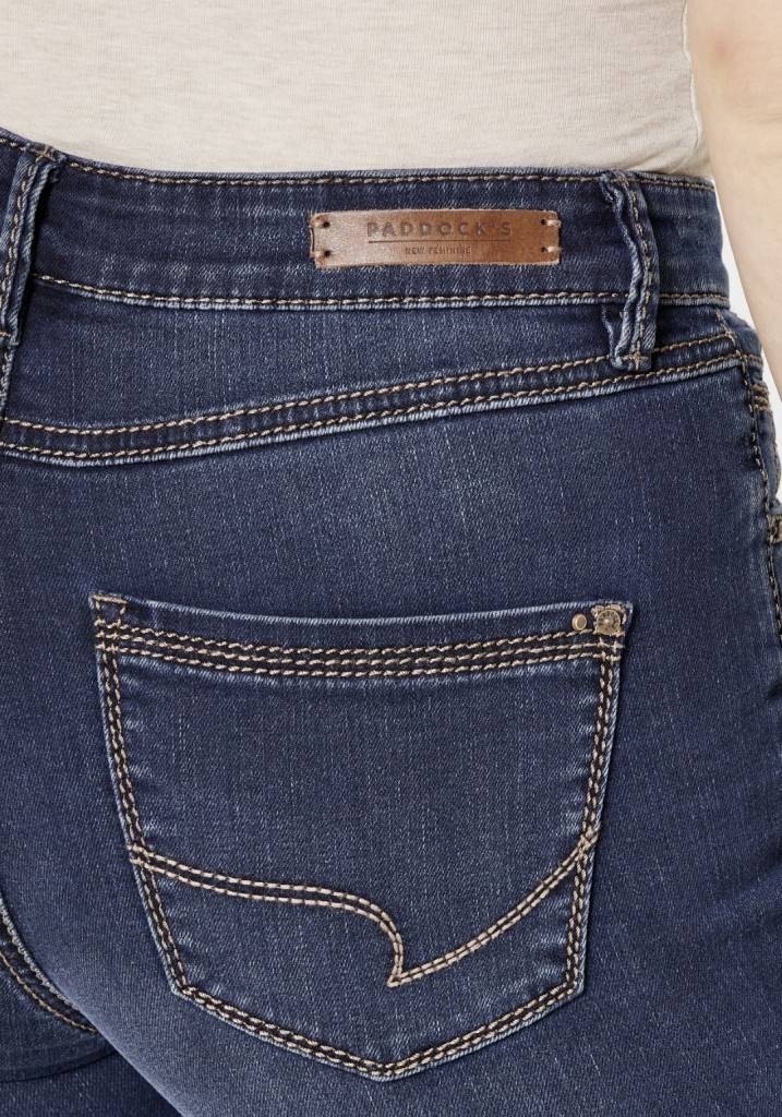 Paddocks PAT Saddle Stitch MOTION&COMFORT schmale Passform - blue black with moustache Begrenzt auf 3 Tage