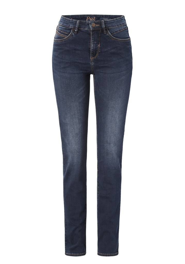 Paddocks PAT Saddle Stitch MOTION&COMFORT schmale Passform - blue black with moustache Begrenzt auf 3 Tage