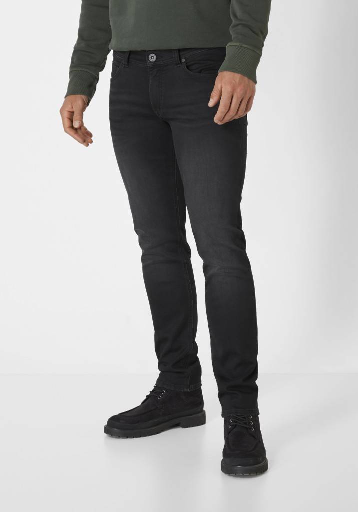 Paddocks DEAN MOTION&COMFORT JOGG DENIM schmale Passform - black black used moustache Verkauf