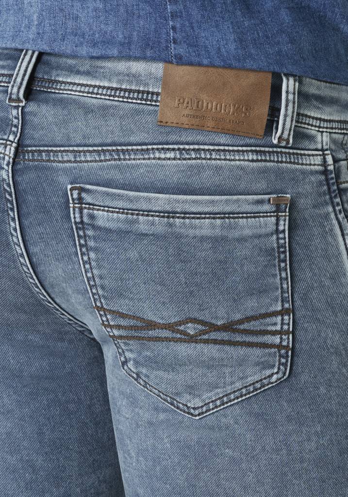 Paddocks DEAN MOTION&COMFORT JOGG DENIM schmale Passform - dark blue used moustache Hotsell