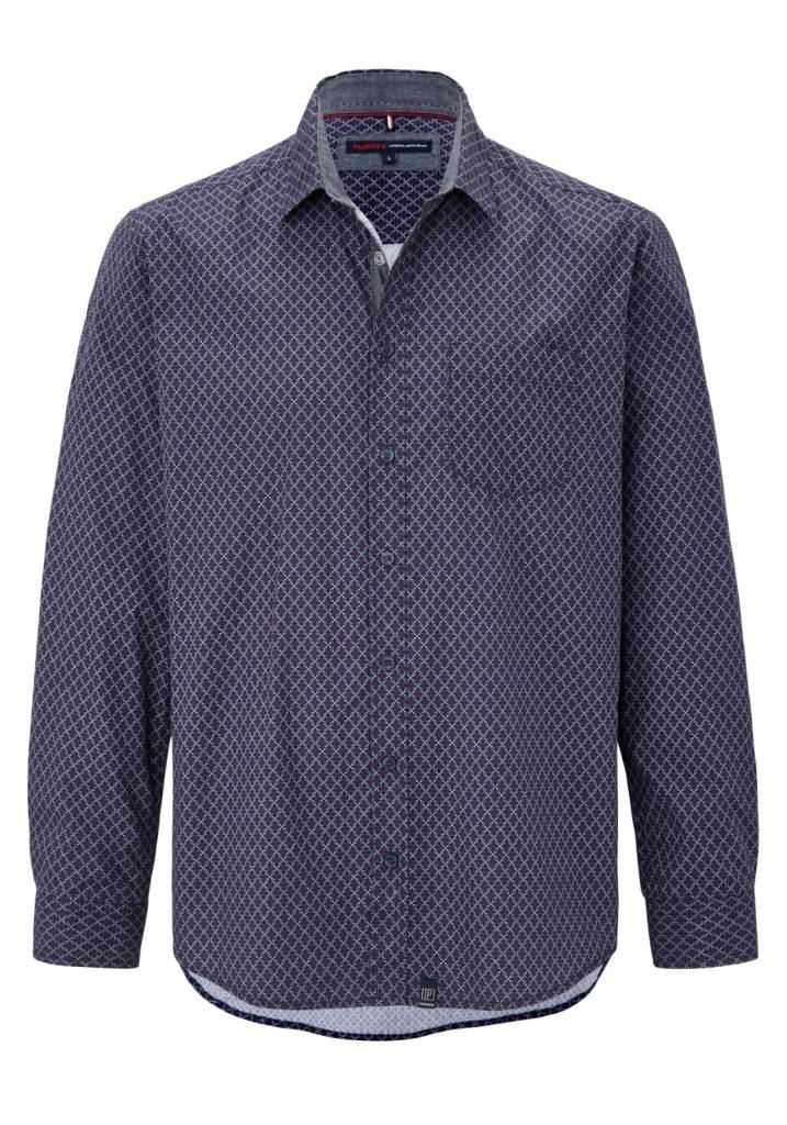 Paddocks shirt with 1 bust pocket normale Passform - Red Saisonschlussverkauf