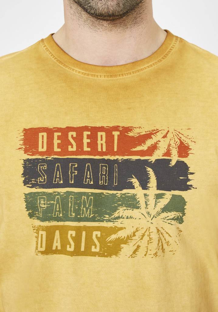 Paddocks Round neck short sleeve normale Passform - gold Cyber Monday