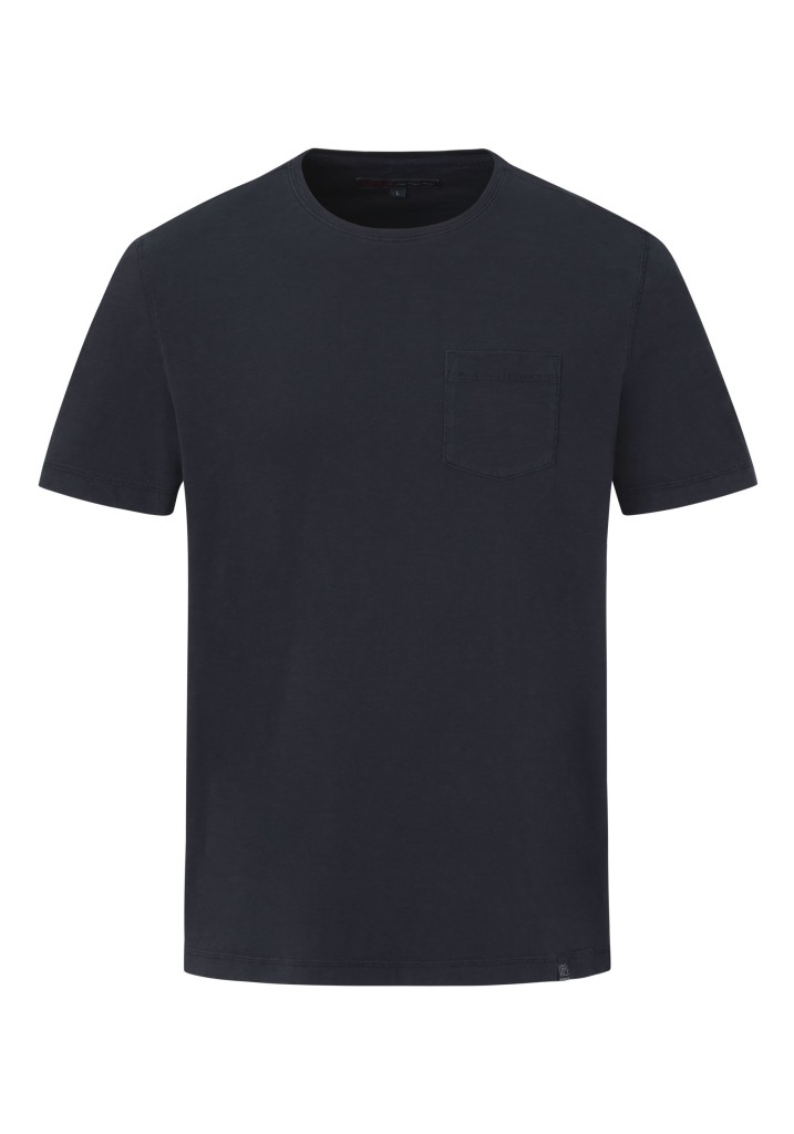 Paddocks Short sleeve roundneck shirt normale Passform - dark navy Weihnachtsangebot