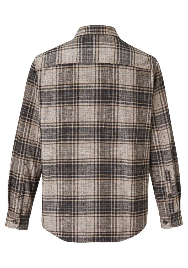 Paddocks Check Overjacket with patched pockets normale Passform - beige Lagerräumung
