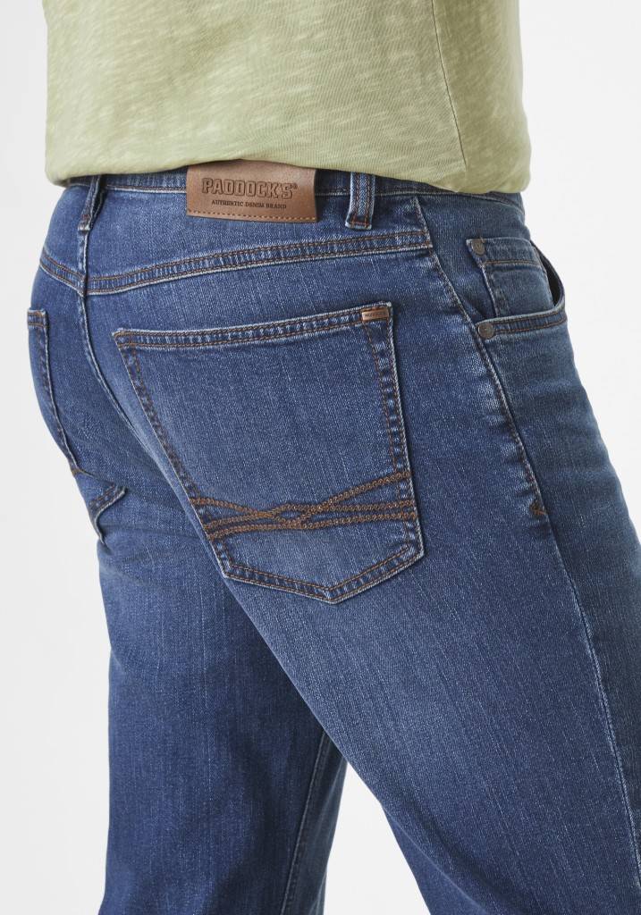 Paddocks BEN bequeme Passform - medium blue used moustache Räumungsverkauf