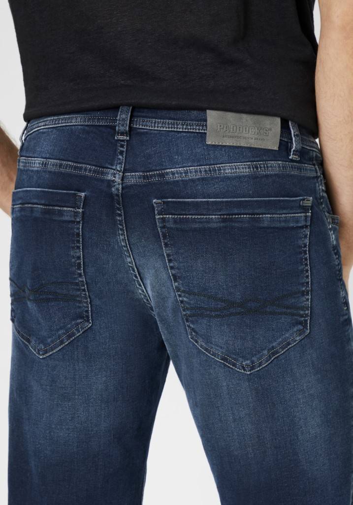 Paddocks DEAN MOTION&COMFORT schmale Passform - vintage blue black wash Riesige Ersparnisse