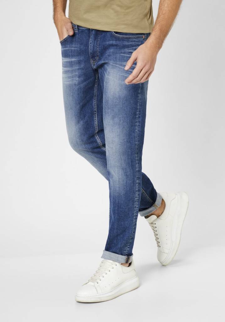 Paddocks DEAN MOTION&COMFORT schmale Passform - vintage blue wash VIP-Rabatte