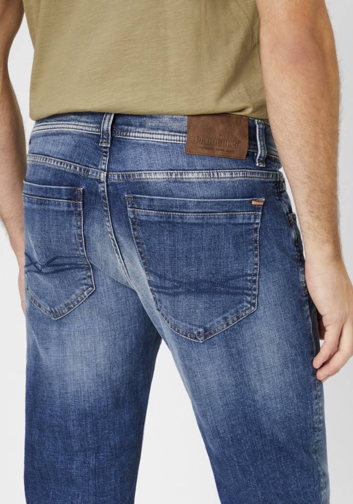 Paddocks DEAN MOTION&COMFORT schmale Passform - vintage blue wash VIP-Rabatte