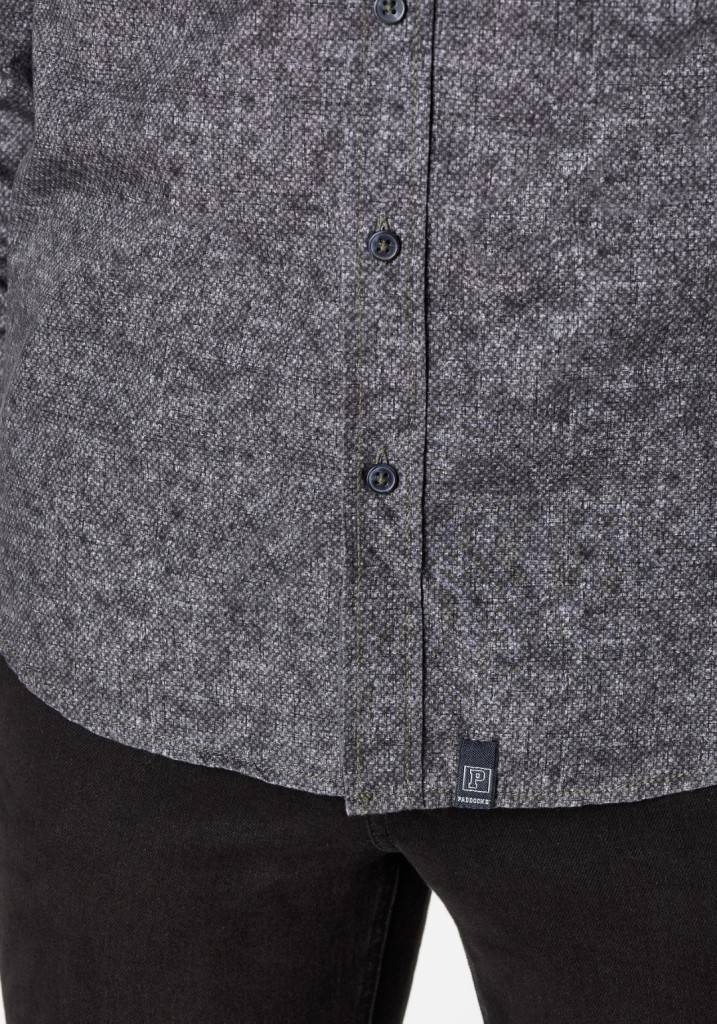 Paddocks shirt with 1 bust pocket normale Passform - anthra Bis zu 50% Rabatt
