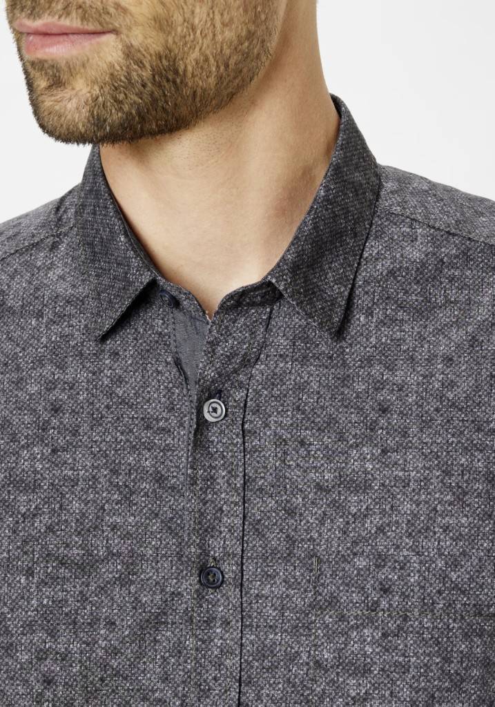 Paddocks shirt with 1 bust pocket normale Passform - anthra Bis zu 50% Rabatt