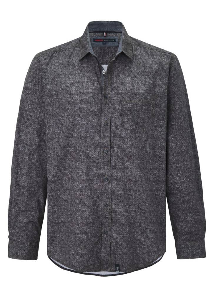 Paddocks shirt with 1 bust pocket normale Passform - anthra Bis zu 50% Rabatt