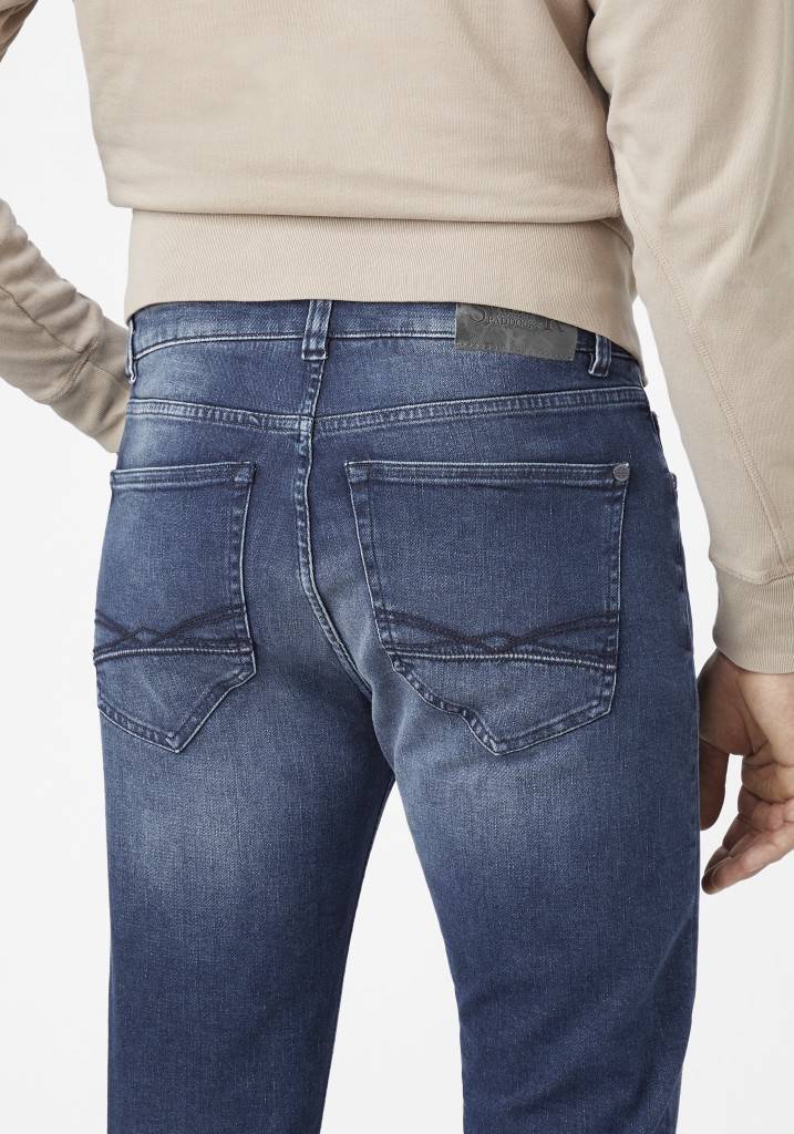 Paddocks DUKE normale Passform - medium blue used moustache Bis zu 60% Rabatt