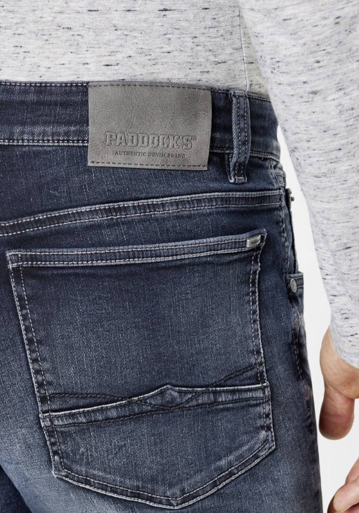 Paddocks PIPE schmale Passform - authentic blue black wash 50% Rabatt mit kostenlosem Versand
