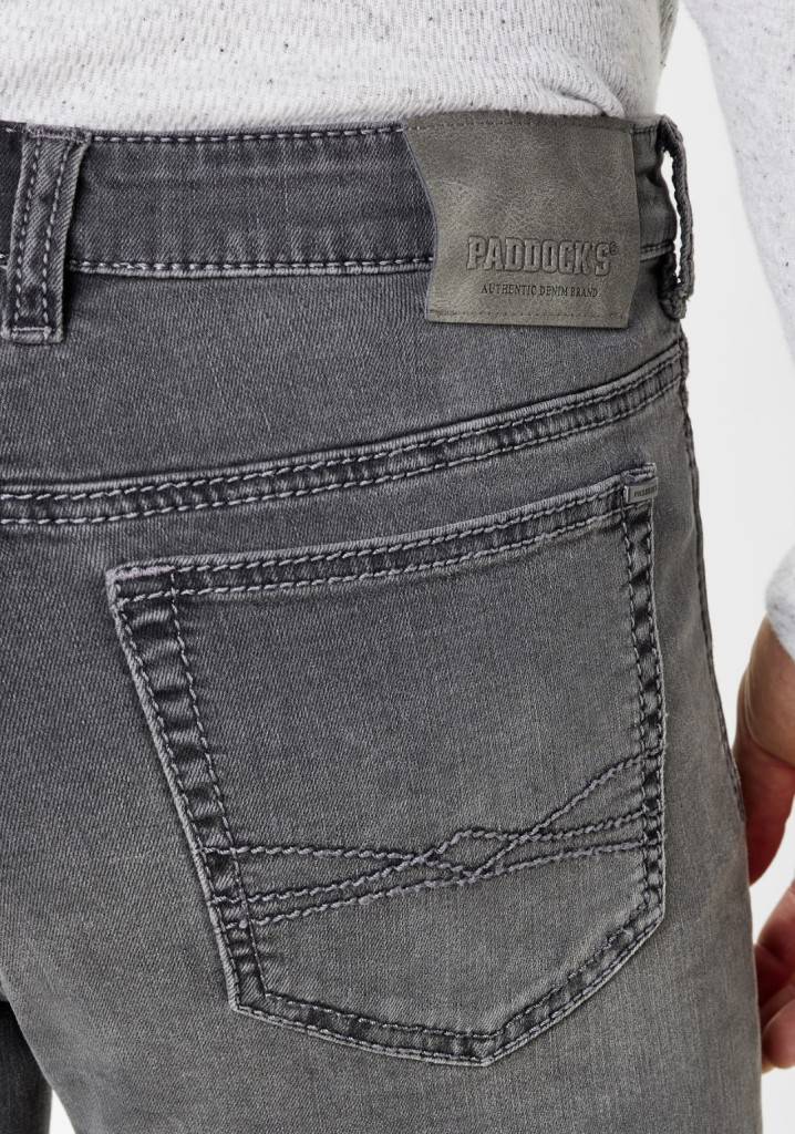 Paddocks PIPE Saddle Stitch MOTION&COMFORT schmale Passform - grey used Hotsell