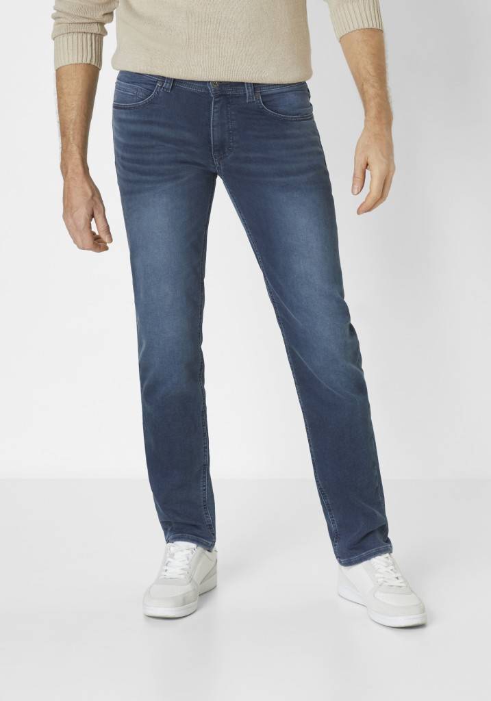 Paddocks DEAN MOTION&COMFORT JOGG DENIM schmale Passform - blue grey used moustache Blitzverkäufe