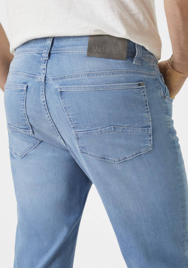 Paddocks PIPE MOTION&COMFORT schmale Passform - blue bleached use moustache Fabrikpreis