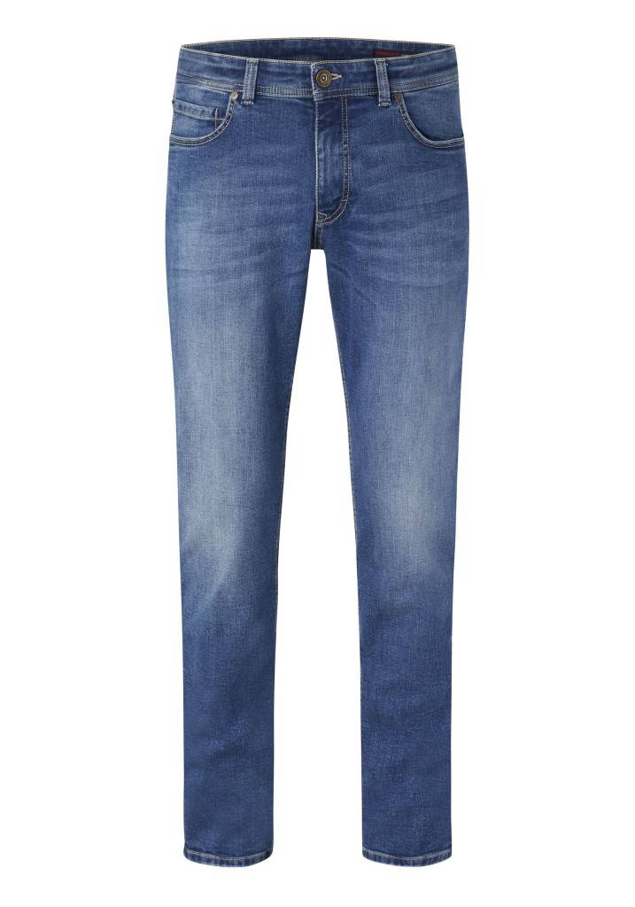 Paddocks DEAN MOTION&COMFORT schmale Passform - medium blue used moustache Sonderangebot