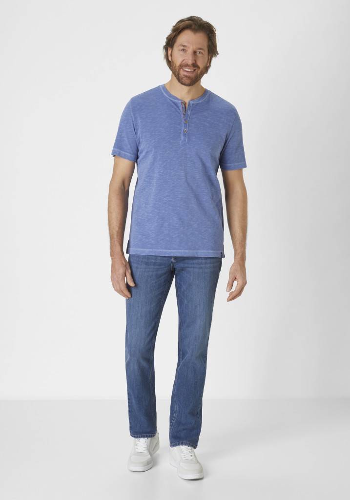 Paddocks PIPE MOTION&COMFORT schmale Passform - medium blue used moustache Günstig kaufen