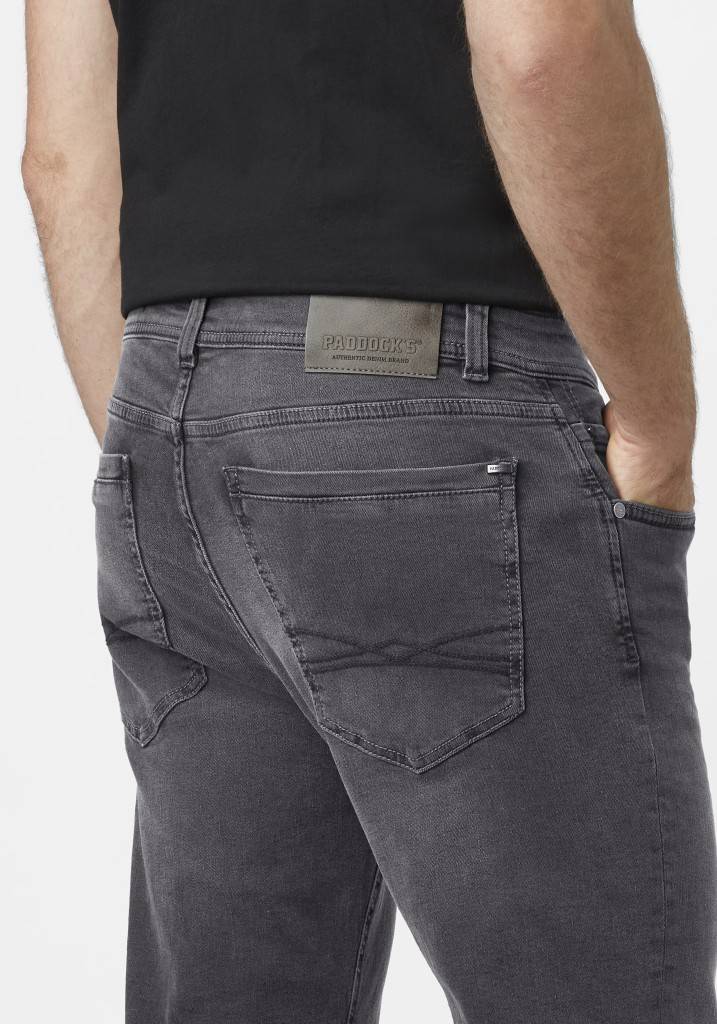 Paddocks DEAN schmale Passform - black used moustache Online Shopping