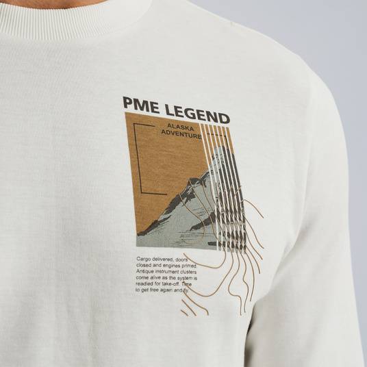 Pme Legend Sweatshirt mit Artwork Neueste Mode