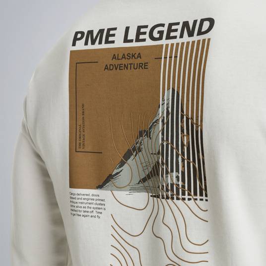 Pme Legend Sweatshirt mit Artwork Neueste Mode