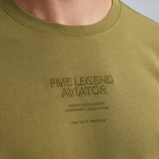 Pme Legend T-Shirt mit Waffelstruktur Große Rabatte