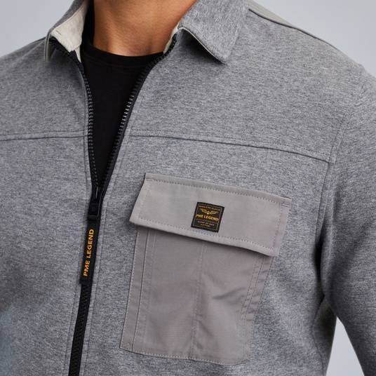 Pme Legend Hemdjacke mit Reißverschluss Blitzverkäufe