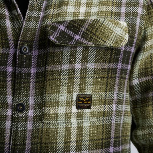 Pme Legend Hemdjacke mit Karomuster Preisnachlass