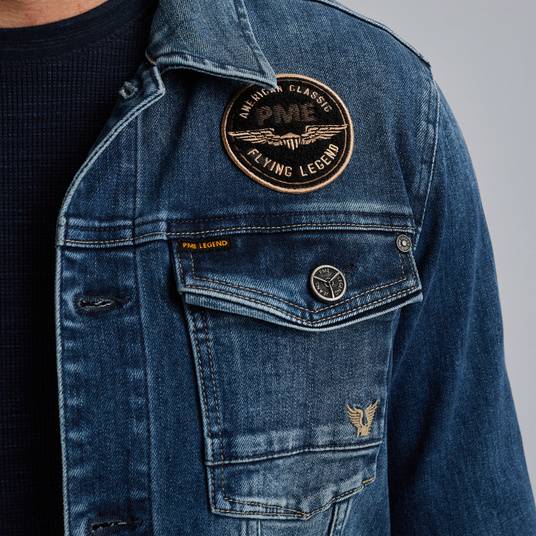 Pme Legend Jeansjacke mit Komfort-Stretch Saisonale Angebote