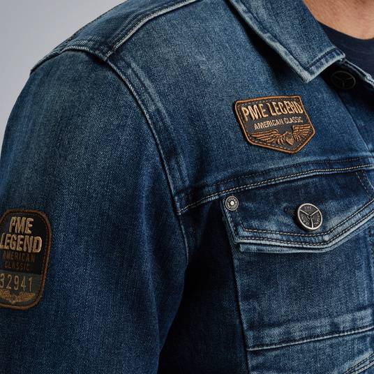 Pme Legend Jeansjacke mit Komfort-Stretch Saisonale Angebote